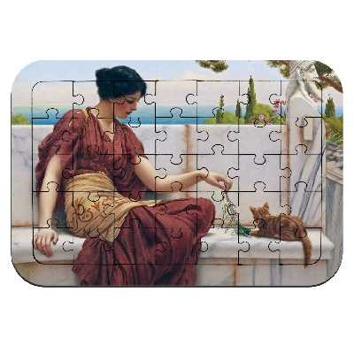 پازل 35 تکه طرح نقاشی کلاسیک مدل NI1153