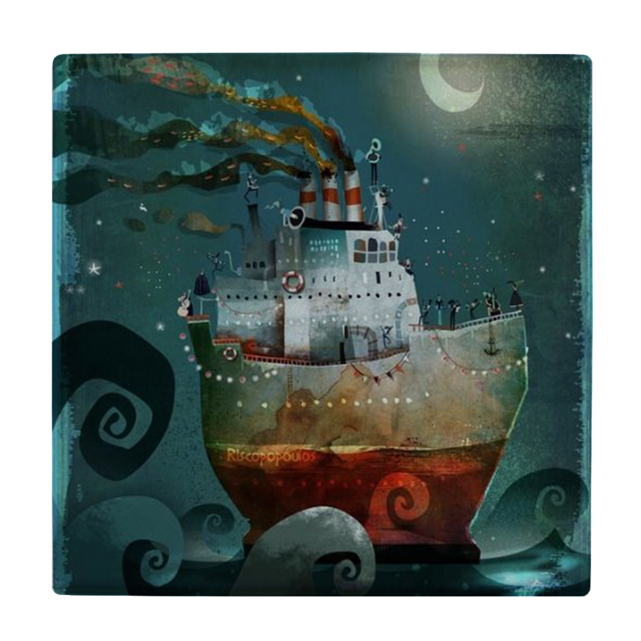 کاشی طرح کشتی کد wk226