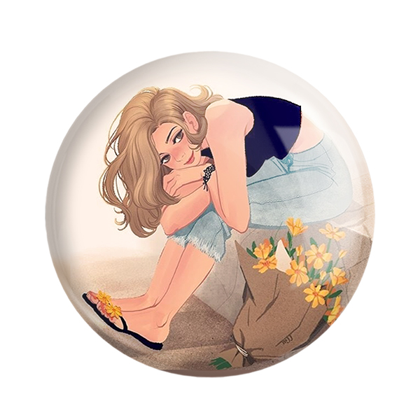 پیکسل خندالو طرح دختر کد 5944