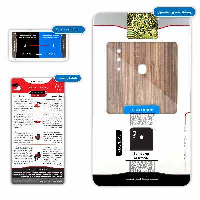 برچسب پوششی ماهوت مدل Light Walnut Wood مناسب برای گوشی موبایل سامسونگ Galaxy A20