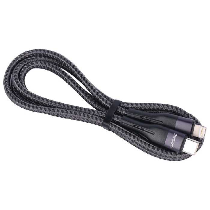 کابل تبدیل فست شارژ Yesido CA155 Type-C To Lightning PD 20W 1m