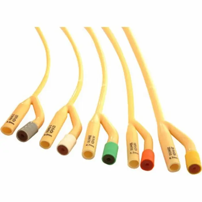 کاتتر فولی دو راه لاتکسی با شیر لاستیکی 8-10-12-14-16-18-20-22-24 سوپا