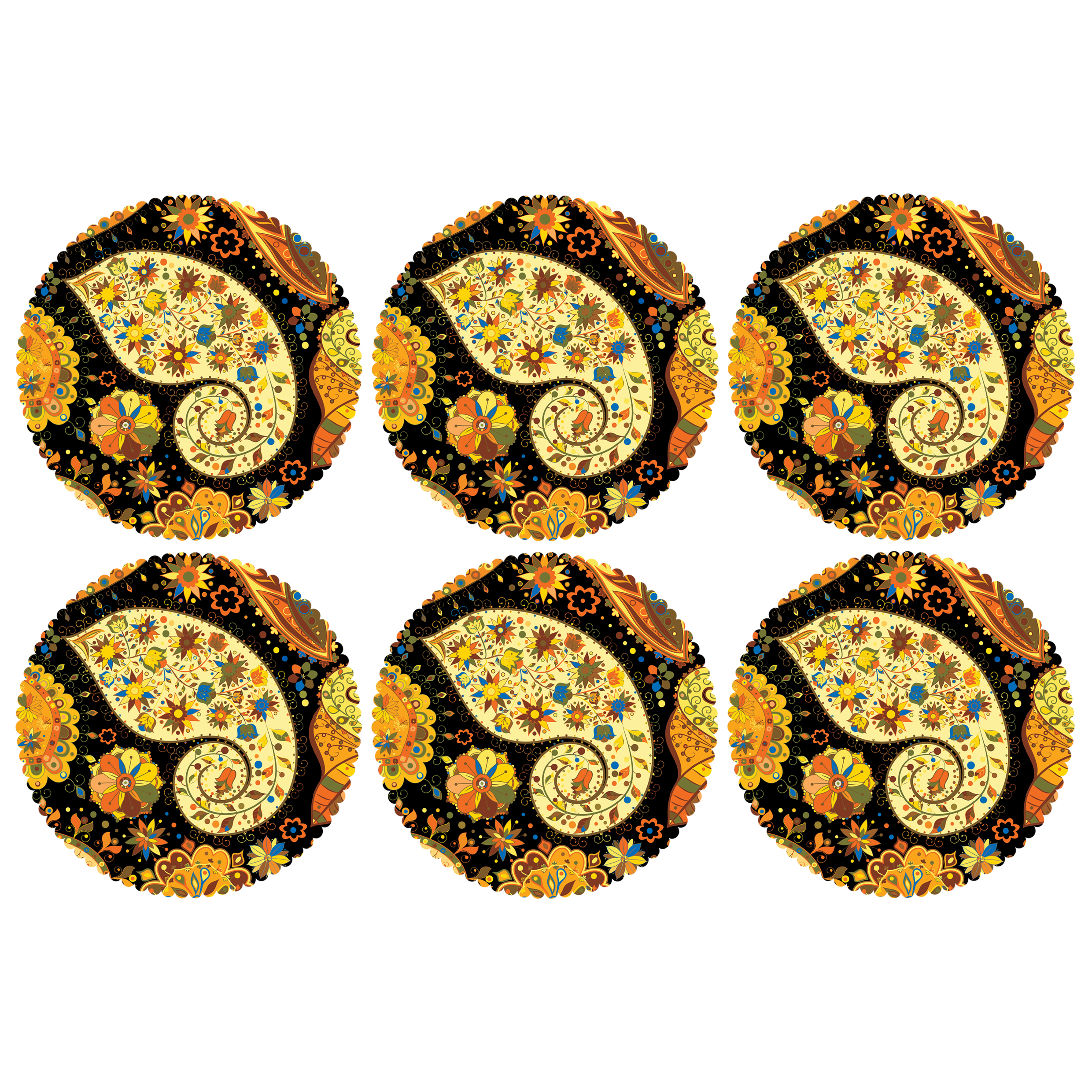 زیر لیوانی مدل C2-42514 بسته 6 عددی