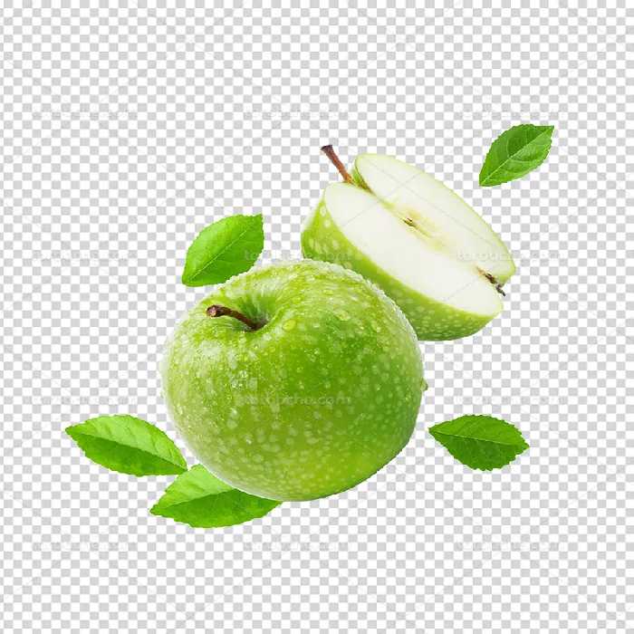 عکس PNG سیب سبز تازه | گرافیک با طعم تربچه