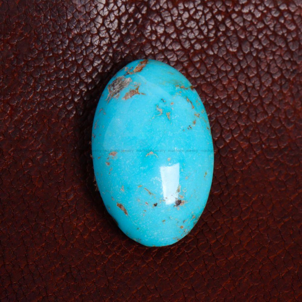 نگین فیروزه شجری کد 14057 - جواهری مشاهیر