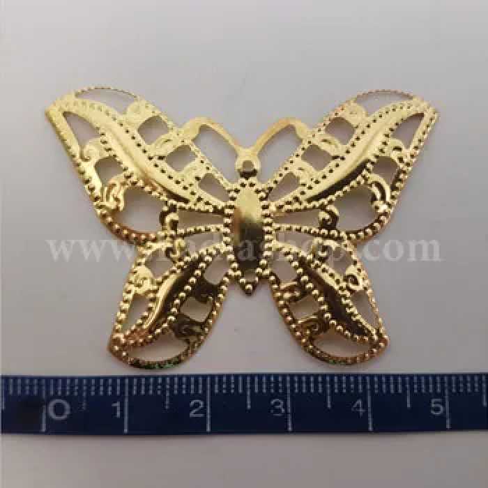 پروانه تزئینی طلایی