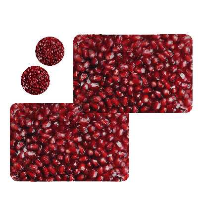 زیربشقابی طرح انار کد 8425 مجموعه 2 عددی همراه زیر لیوانی