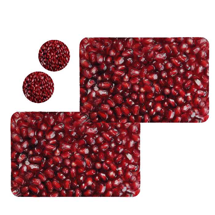 زیربشقابی طرح انار کد 8425 مجموعه 2 عددی همراه زیر لیوانی