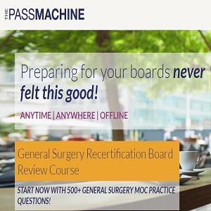 The Pass Machine General Surgery Recertification Board Review Course at 50€ - کتاب پزشکی بهار