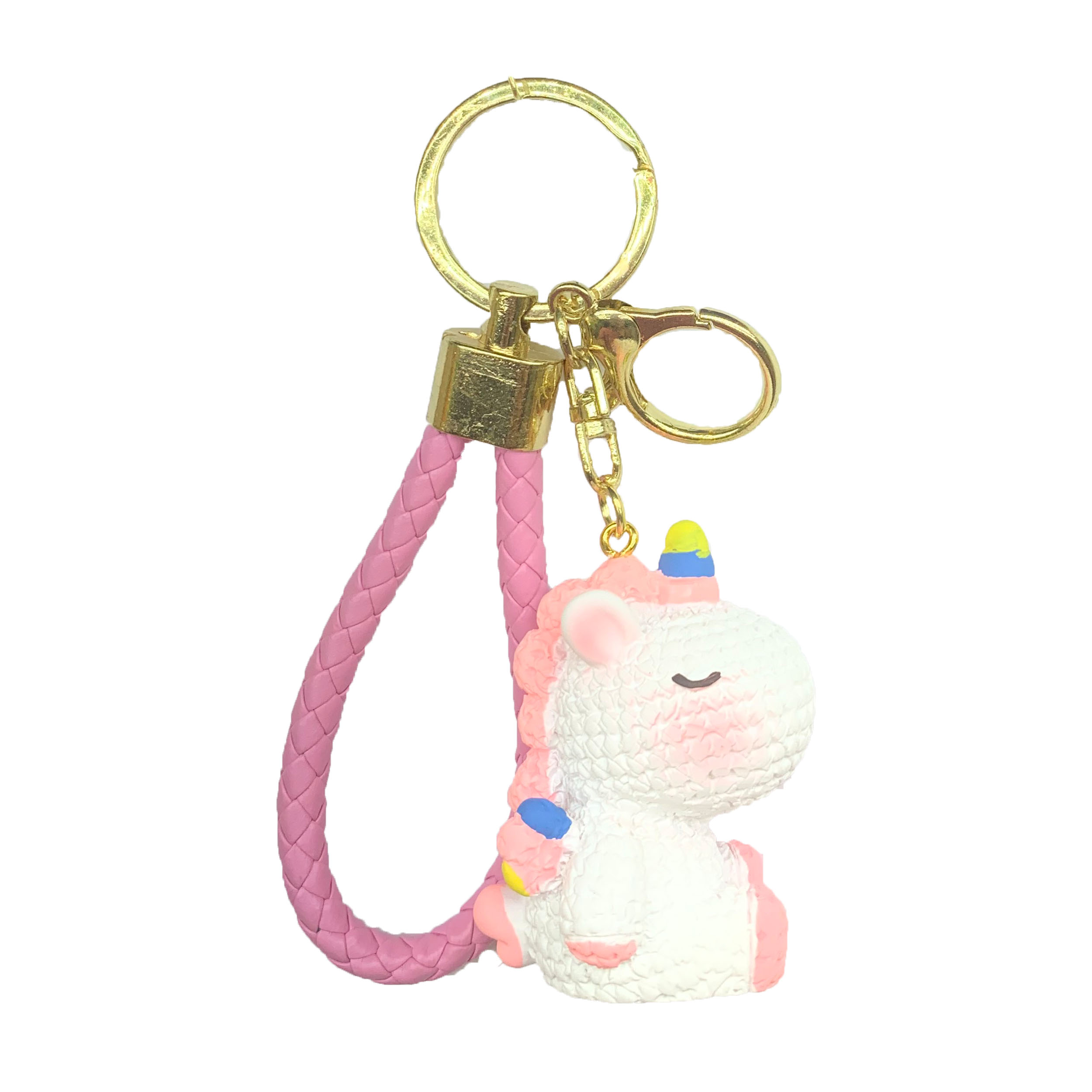 جاکلیدی مدل سیلیکونی طرح تک شاخ یونیکورن تپلی