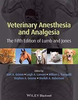 [PDF] دانلود کتاب Veterinary Anesthesia And Analgesia, 2015