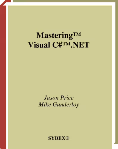 خرید و دانلود نسخه کامل کتاب Mastering Visual C# .NET