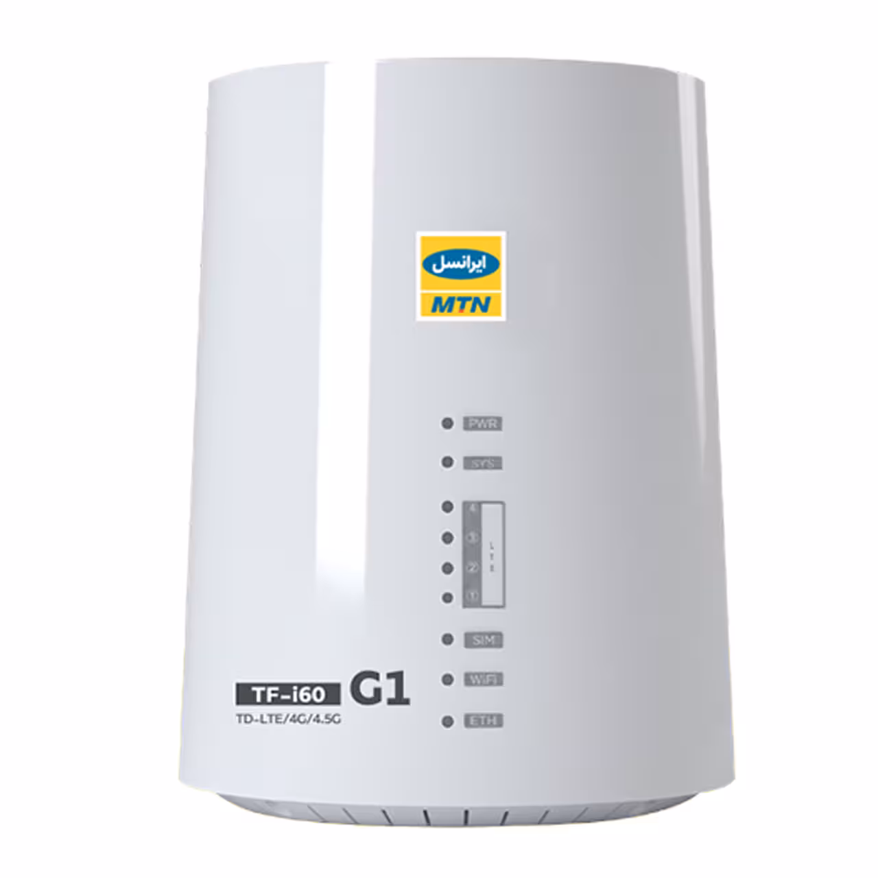مودم 4G/TD-LTE ایرانسل مدل TF-i60 G1 به همراه سیم کارت TD-LTE و بسته اینترنت 100 گیگ سه ماهه