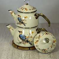 کتری و قوری لعابی شاهین ترکیه