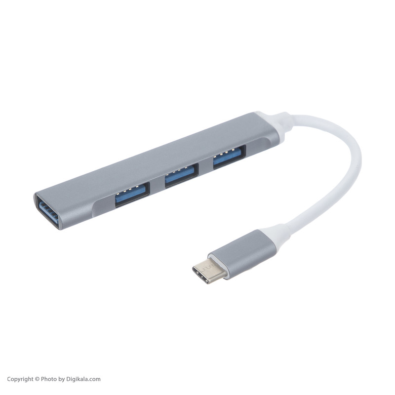 هاب USB-C چهار پورت مدل C-809 - دوسو آی تی