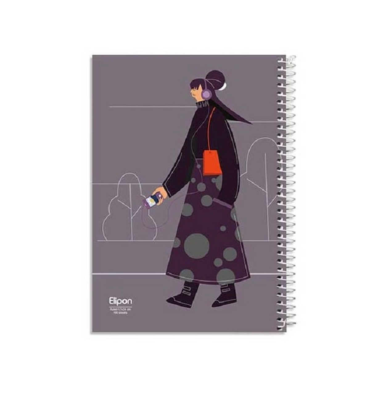 دفتر سیمی 100 برگ الیپون کد 239