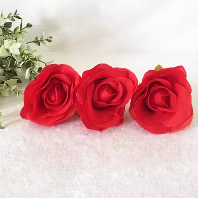 گل مصنوعی مدل سرگل رز کد 497 بسته 3 عددی