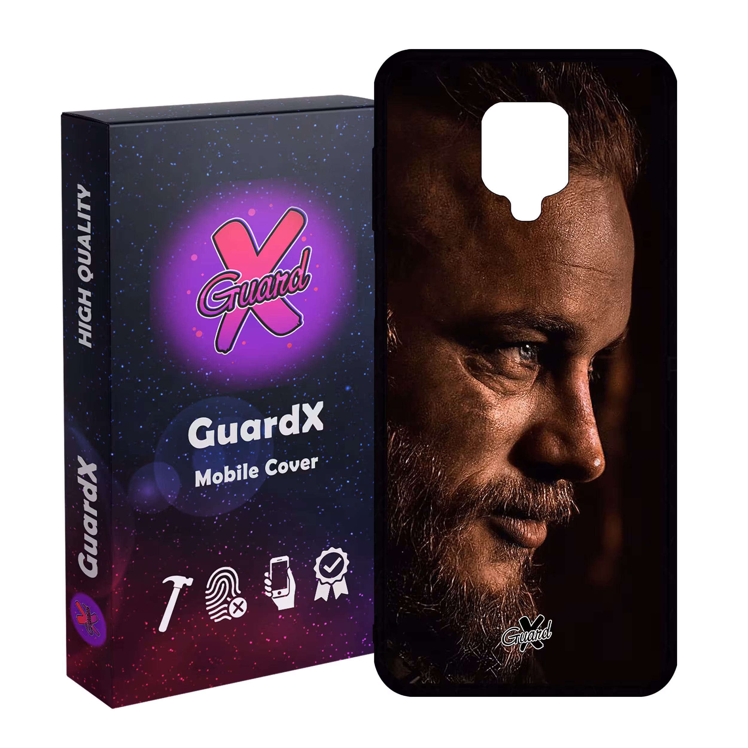 کاور گارد ایکس طرح Ragnar مدل Glass10420 مناسب برای گوشی موبایل شیائومی Redmi Note9 Pro/Note 9 Pro Max/Redmi Note 9S/MI Poco M2 Pro
