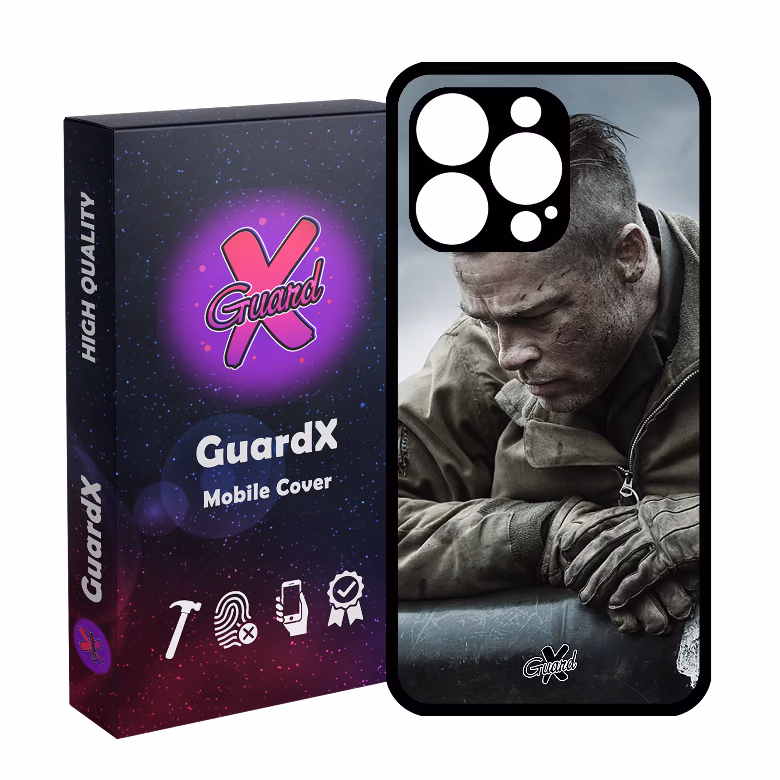 کاور گارد ایکس طرح Brad Pitt مدل Glass10134 مناسب برای گوشی موبایل اپل iPhone 13 Pro