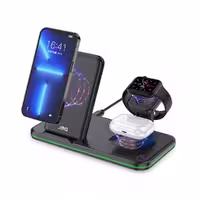 شارژر وایرلس چهار کاره جی بی کیو مدل WLC-31