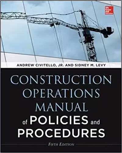 󾕇 دانلود کتاب Construction Operations Manual Of Policies And Procedures, 2014 - دانلود کتاب های دانشگاهی