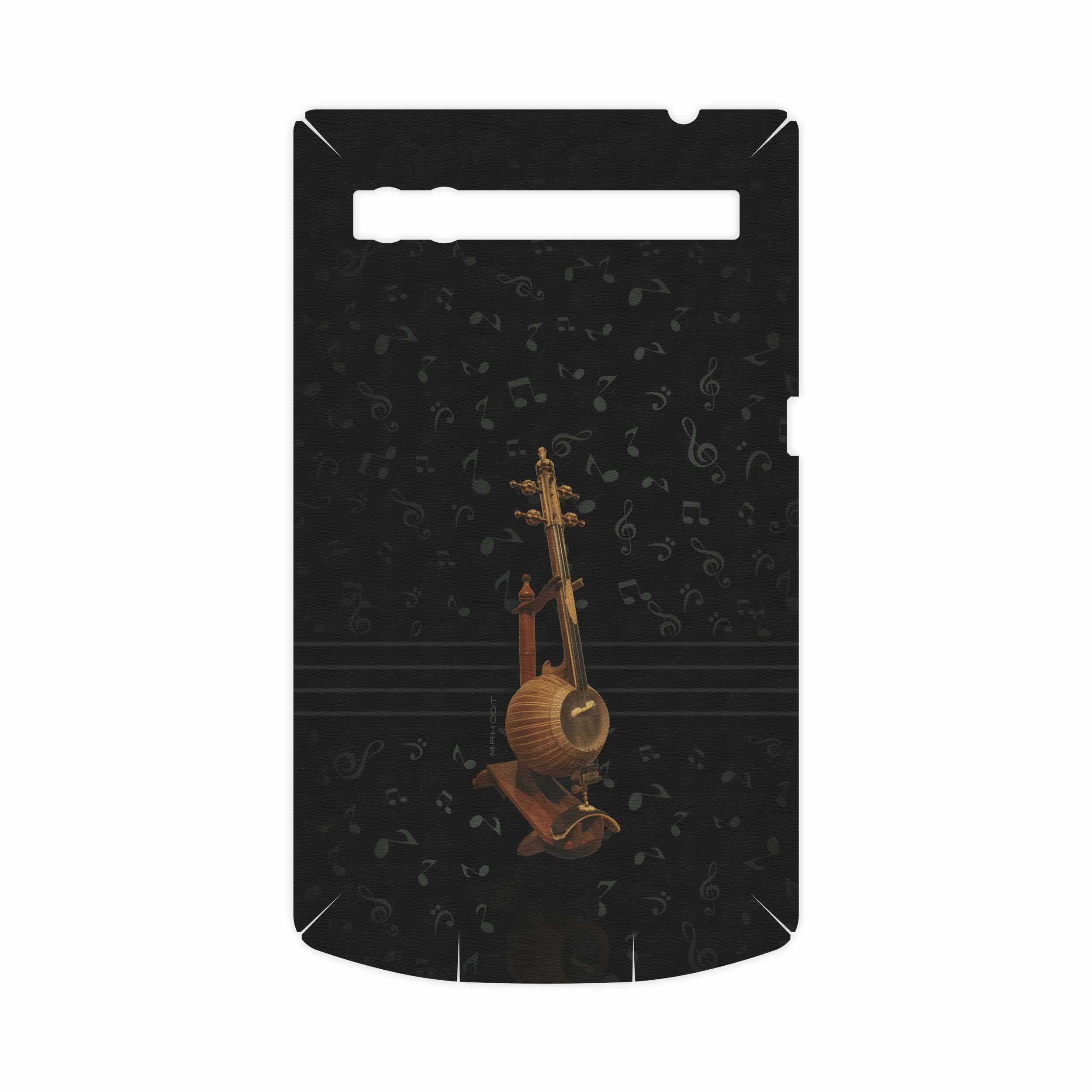 برچسب پوششی ماهوت مدل Persian Fiddle Instrument-FullSkin مناسب برای گوشی موبایل بلک بری P9983