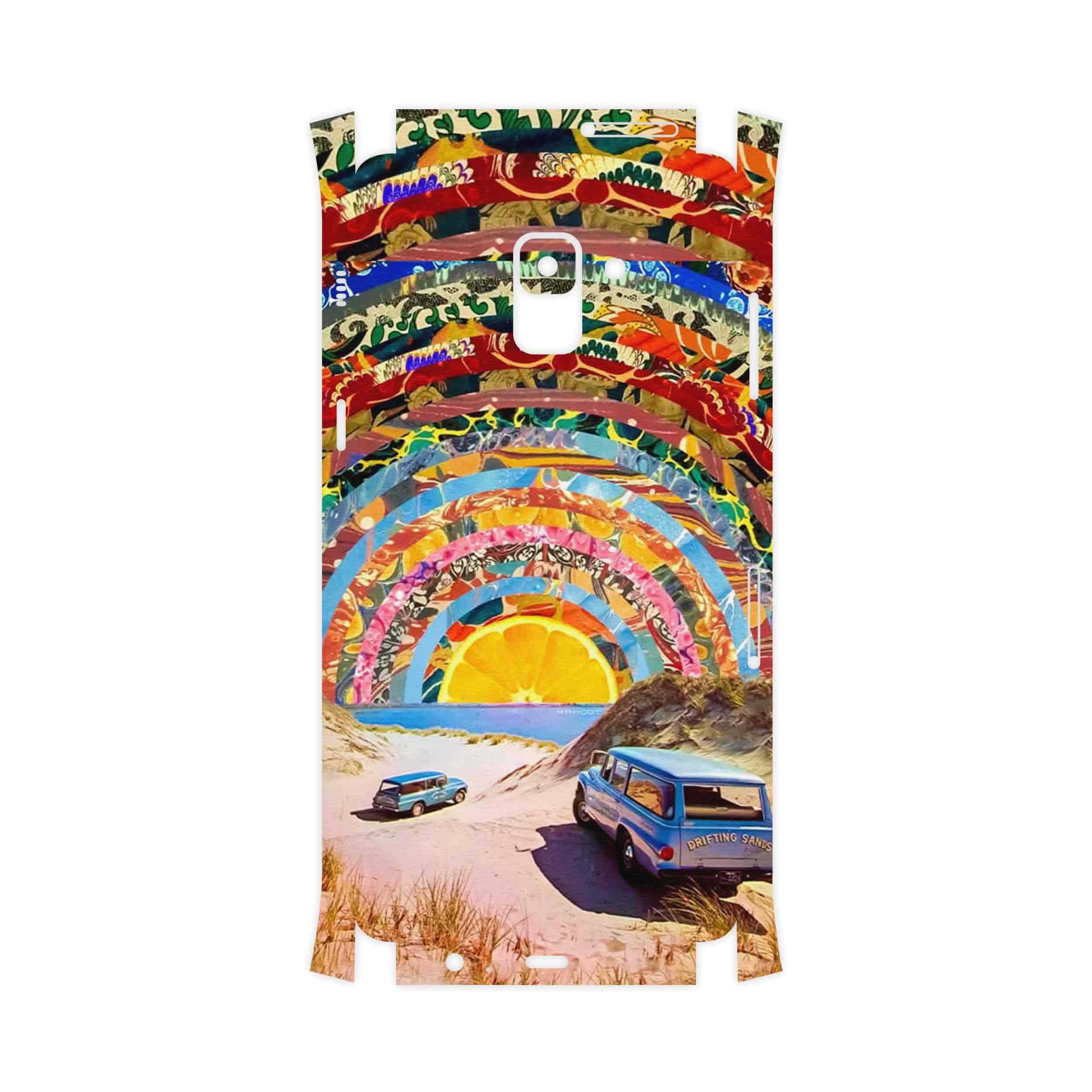 برچسب پوششی ماهوت مدل Collage of Orange Sky-FullSkin مناسب برای گوشی موبایل سامسونگ Galaxy A8 Plus 2018