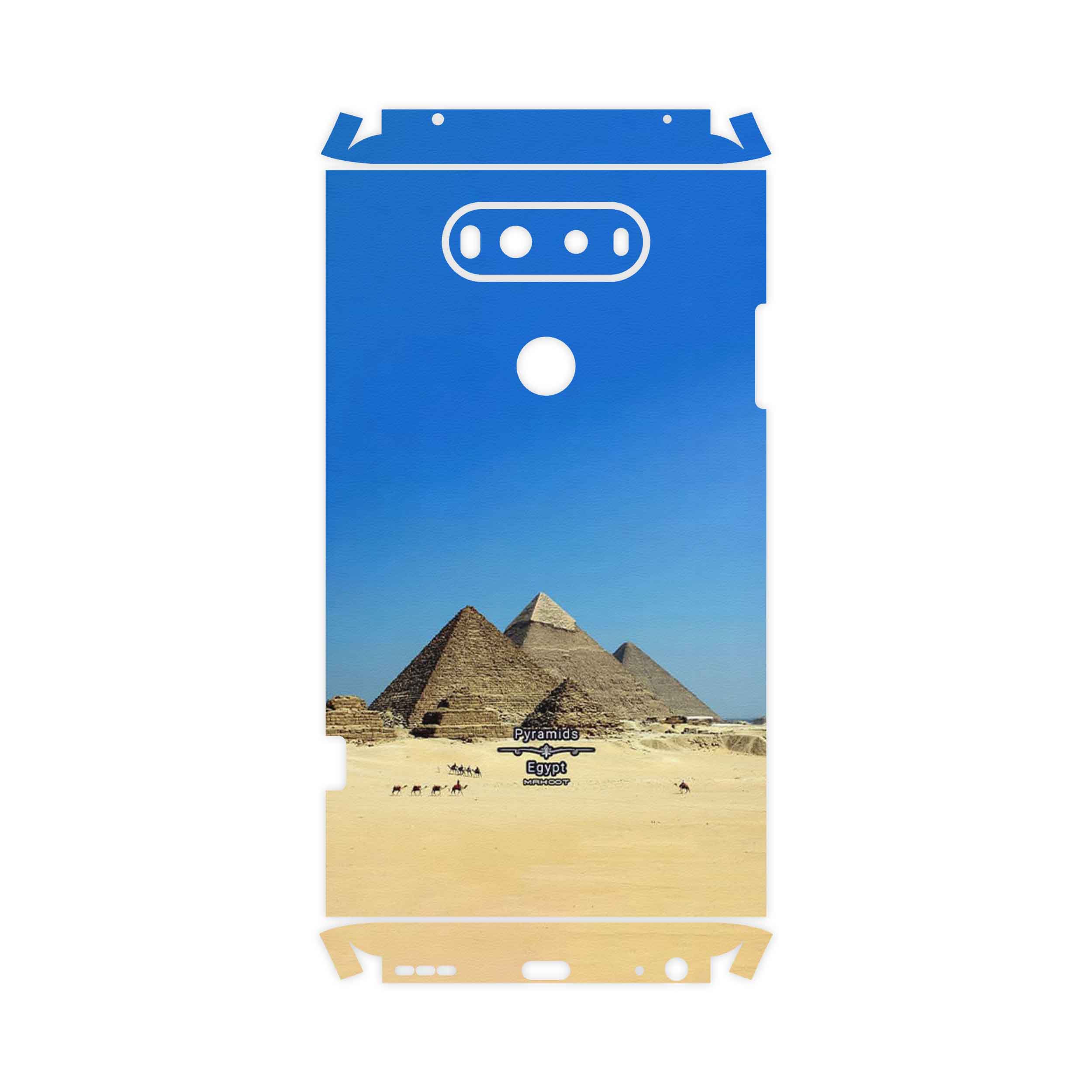 برچسب پوششی ماهوت مدل Pyramids of Egypt-FullSkin مناسب برای گوشی موبایل ال جی V20