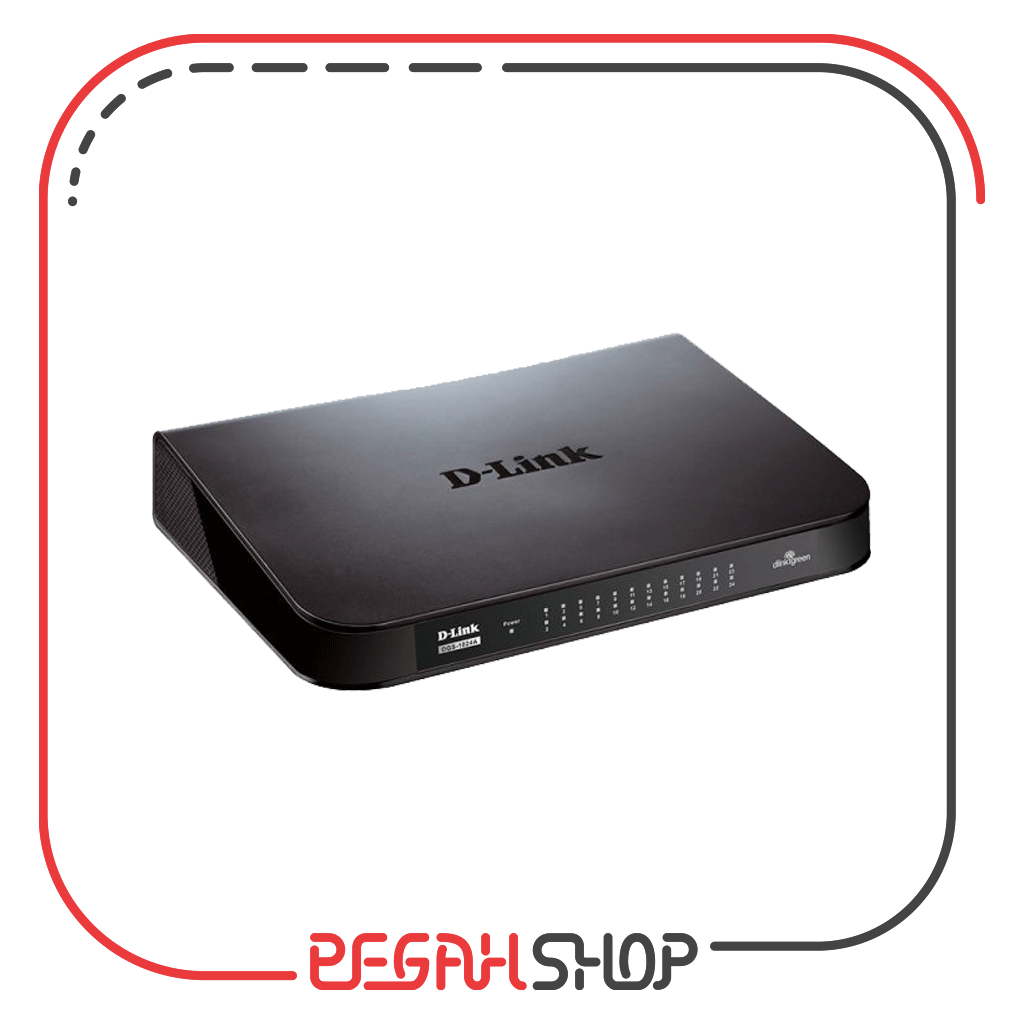 سوییچ 24 پورت غیرمدیریتی برند D-Link مدل DGS-1024A
