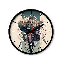 ساعت‌ دیواری رومیزی راویتا طرح آکرمن - اتک آن تایتان کد 3543