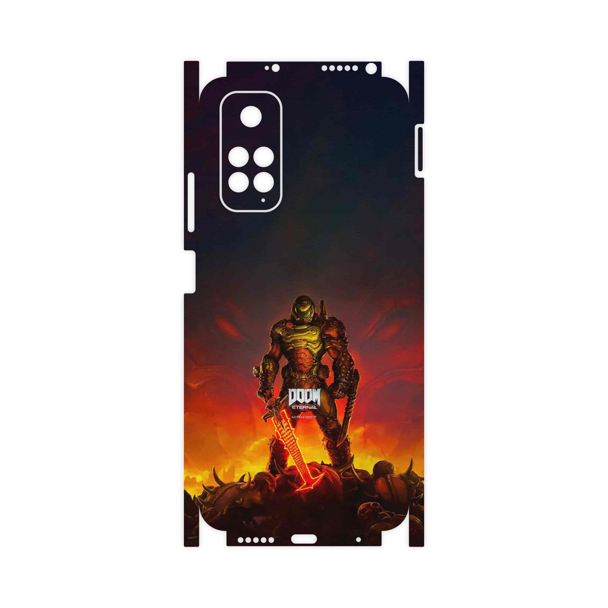 برچسب پوششی ماهوت مدل DOOM Game Series-FullSkin مناسب برای گوشی موبایل شیائومی Redmi Note 11