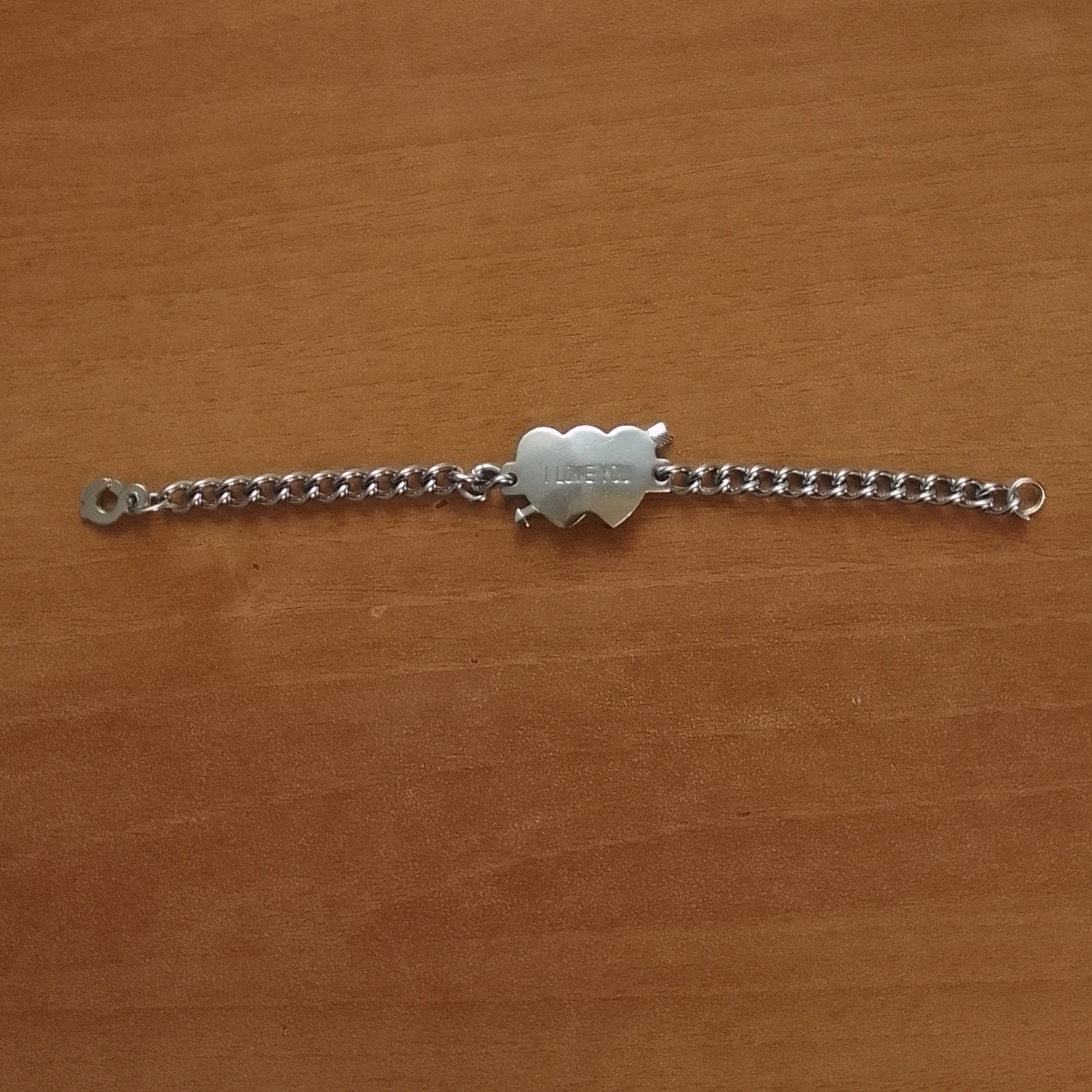 دستبند استیل قلب لاو نقره ای سفید کارتیر کارتیه 