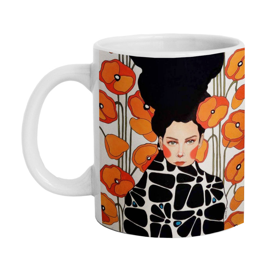 ماگ طرح نقاشی مدل M2223