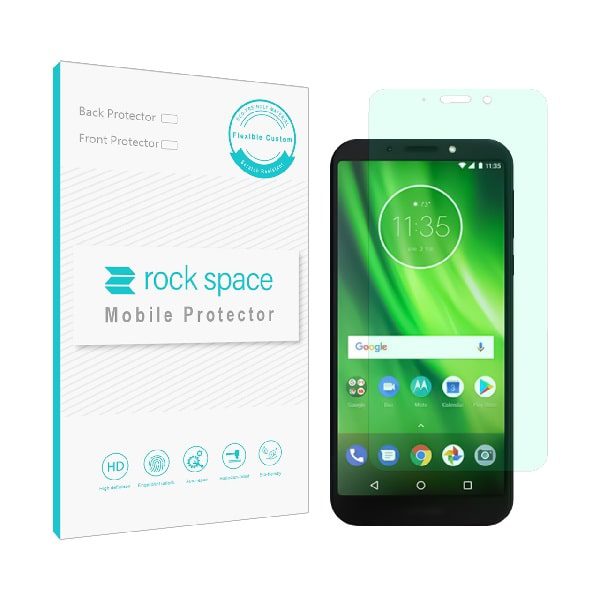 گلس موتورولا Moto G6 مدل نانو هیدروژل گرین لایت برند راک اسپیس کد S