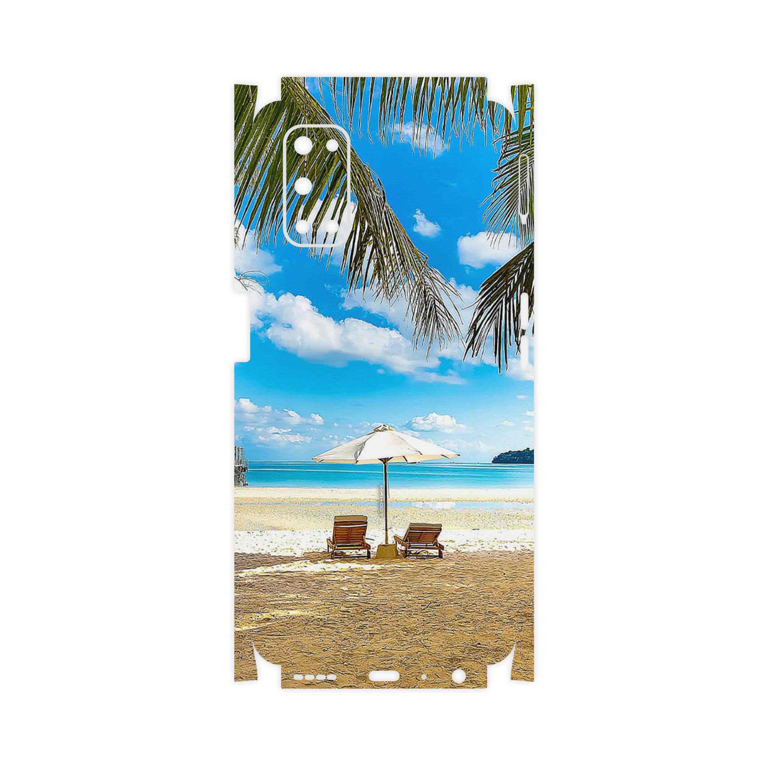 برچسب پوششی ماهوت مدل Beach-FullSkin مناسب برای گوشی موبایل ریلمی 7 5G