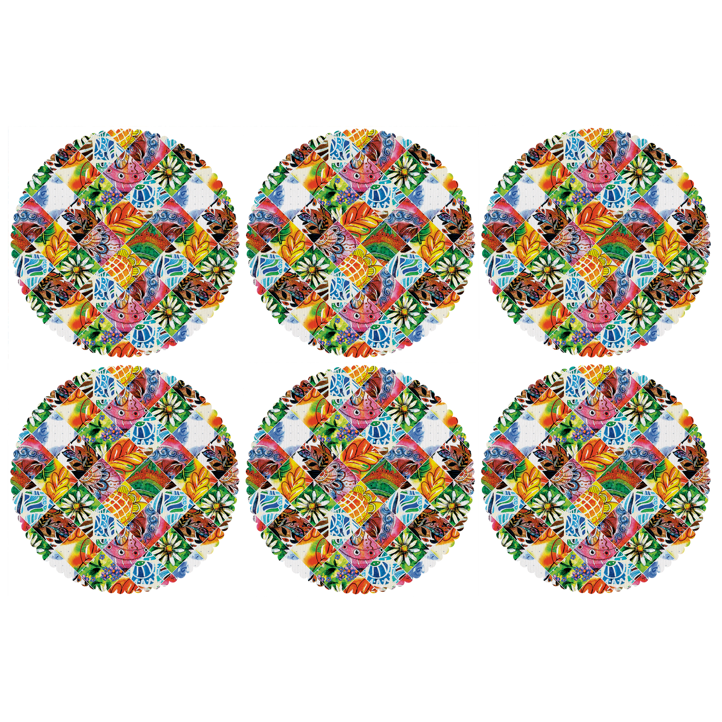 زیربشقابی مدل U2-42805 بسته 6 عددی