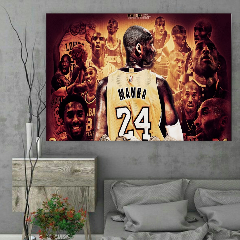 تابلو بوم طرح ستاره بسکتبال کوبی برایانت مدل SDB1205