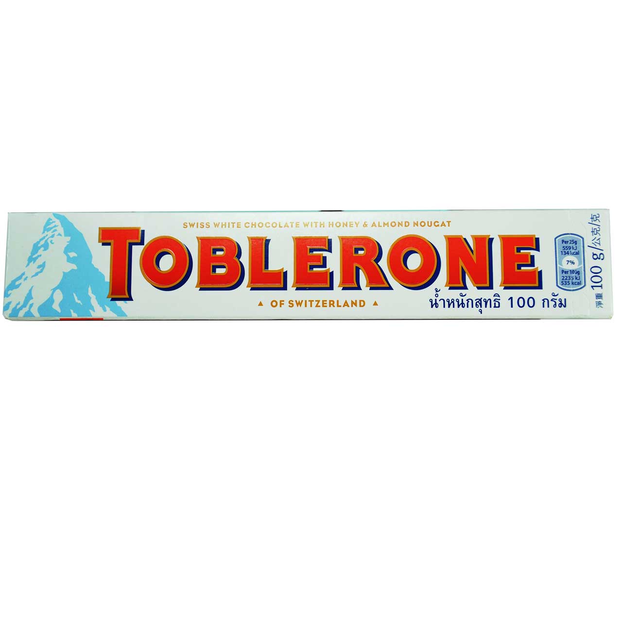 شکلات سفید 100 گرم تابلرون - toblerone