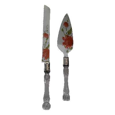 ست کارد و کفگیر سرو کیک مدل pe240