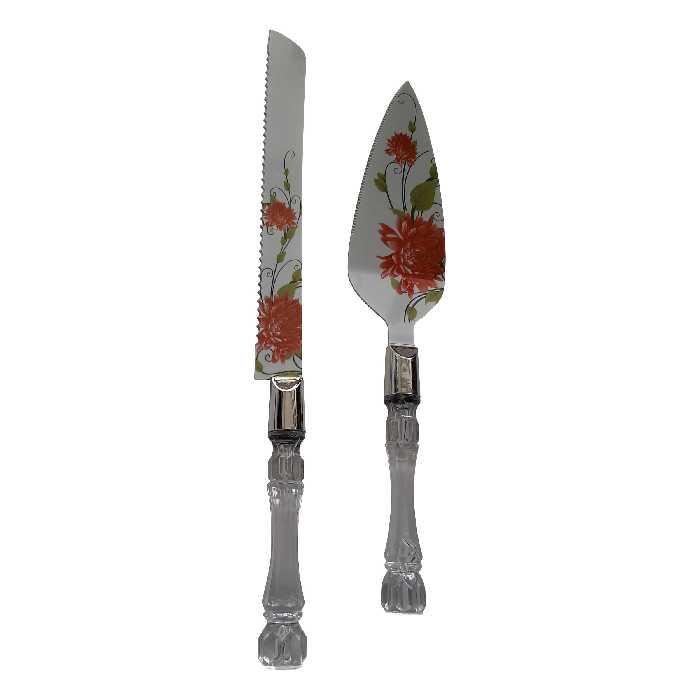 ست کارد و کفگیر سرو کیک مدل pe240