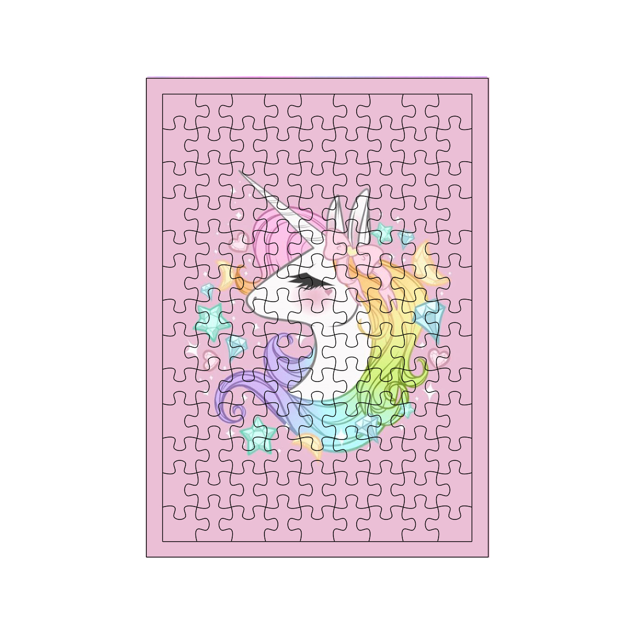 پازل 117 تکه مدل یونیکورن کد 1696