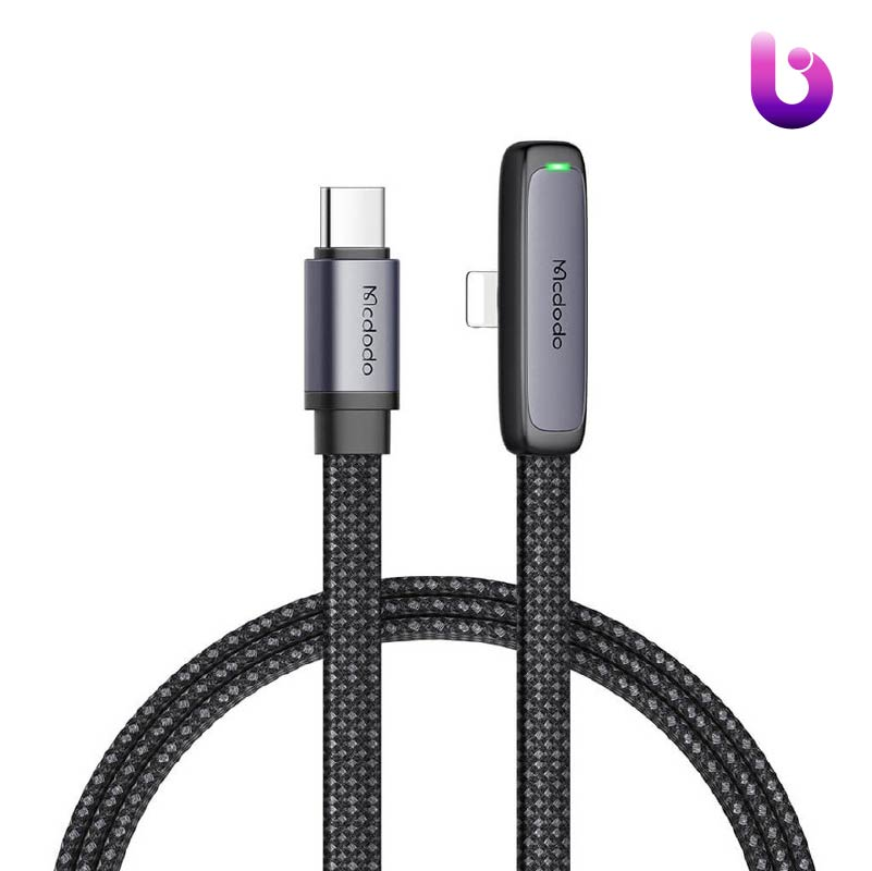 کابل تبدیل فست شارژ Mcdodo CA-3350 Type-C To Lightning 3A PD 36W 1.2m یکسر L