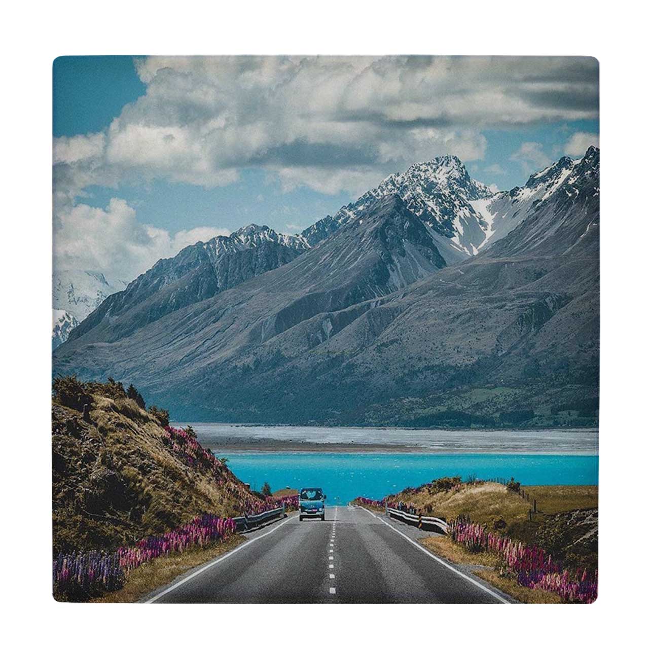 زیر لیوانی طرح کوهستان و دریاچه کد    3540184_1377