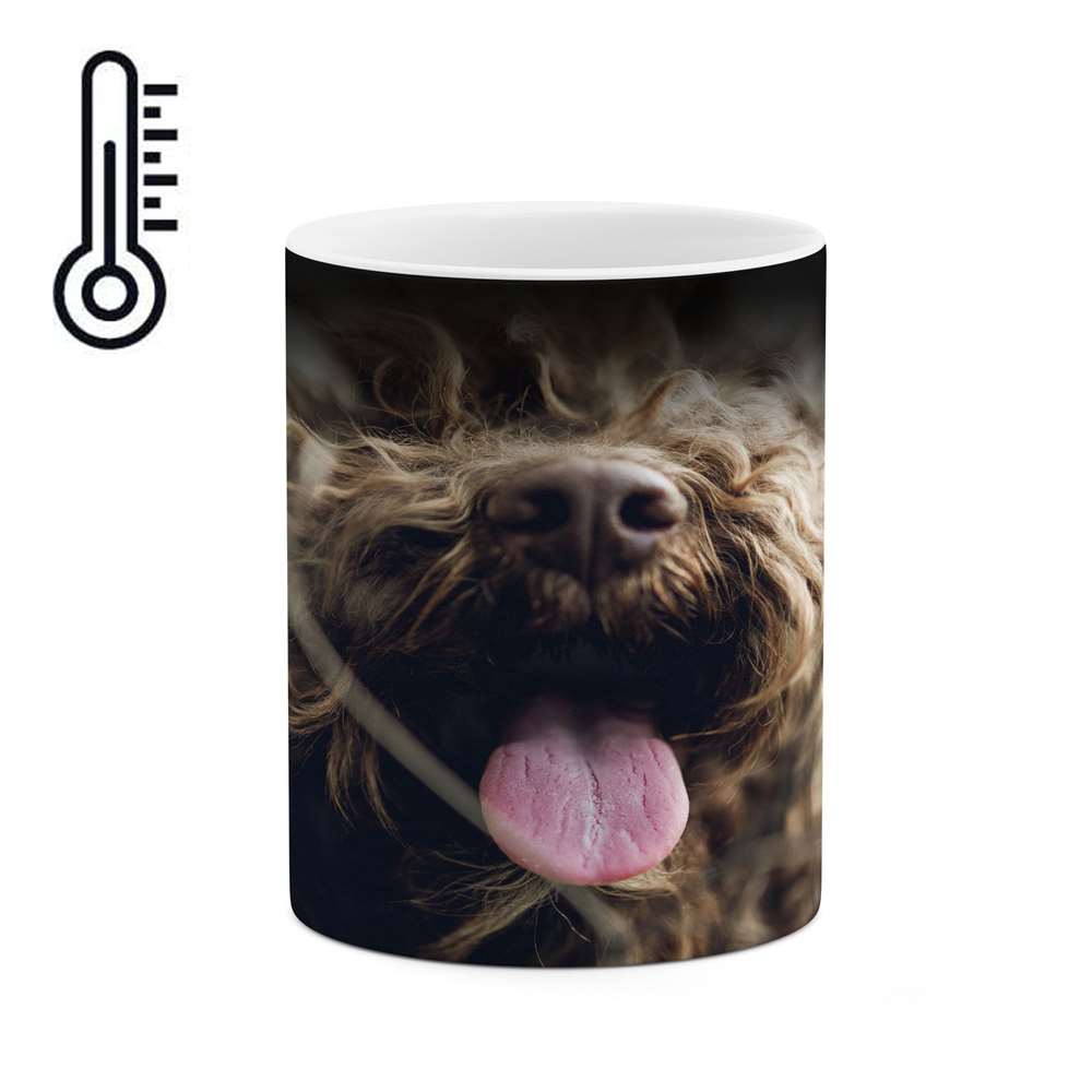 ماگ حرارتی کاکتی طرح سگ مدل mgh17302