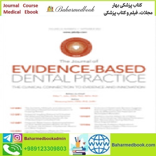 Journal of Evidence Based Dental Practice Volume 22 Issue 1 to