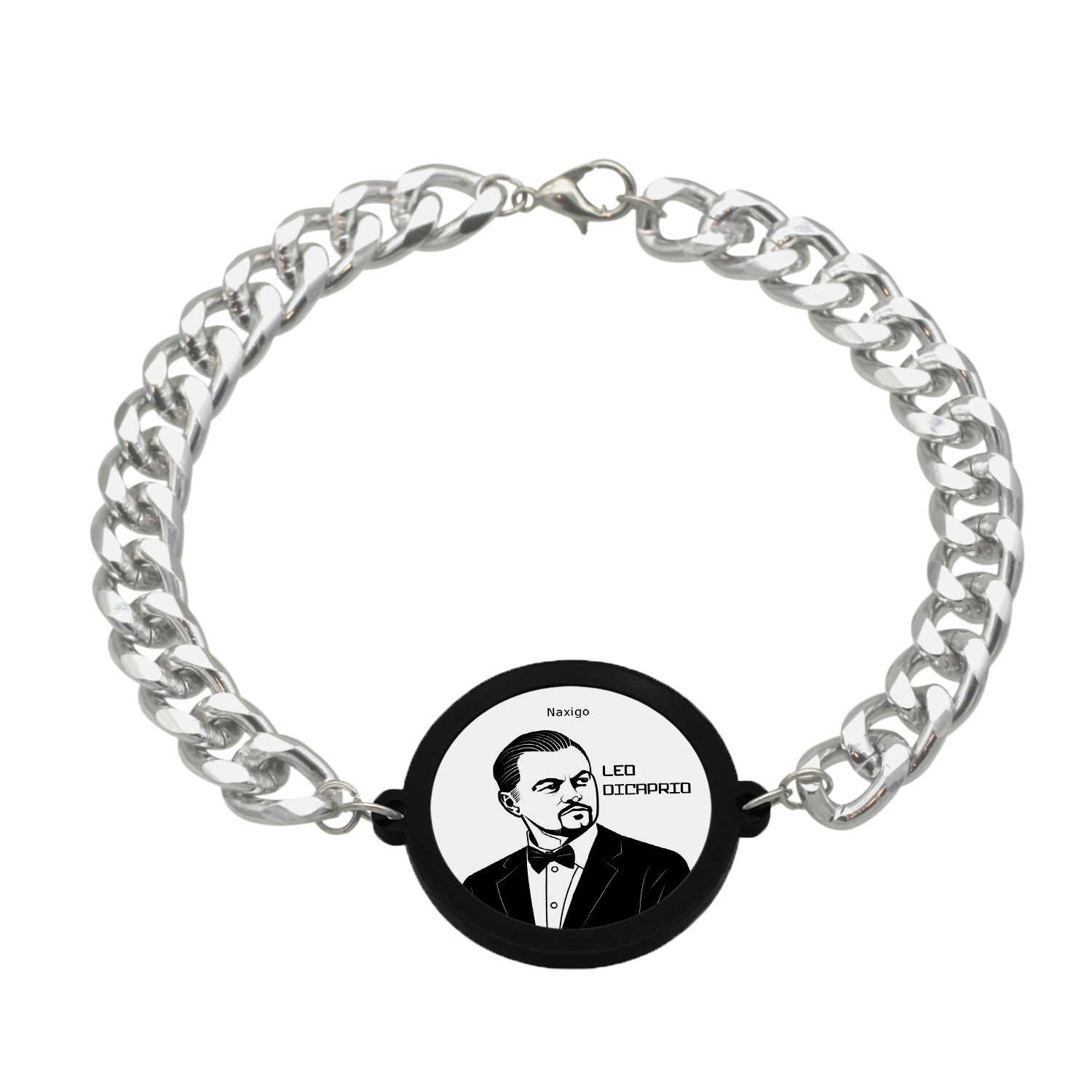 دستبند ناکسیگو مدل لئوناردو دی‌کاپریو کد BZ7602