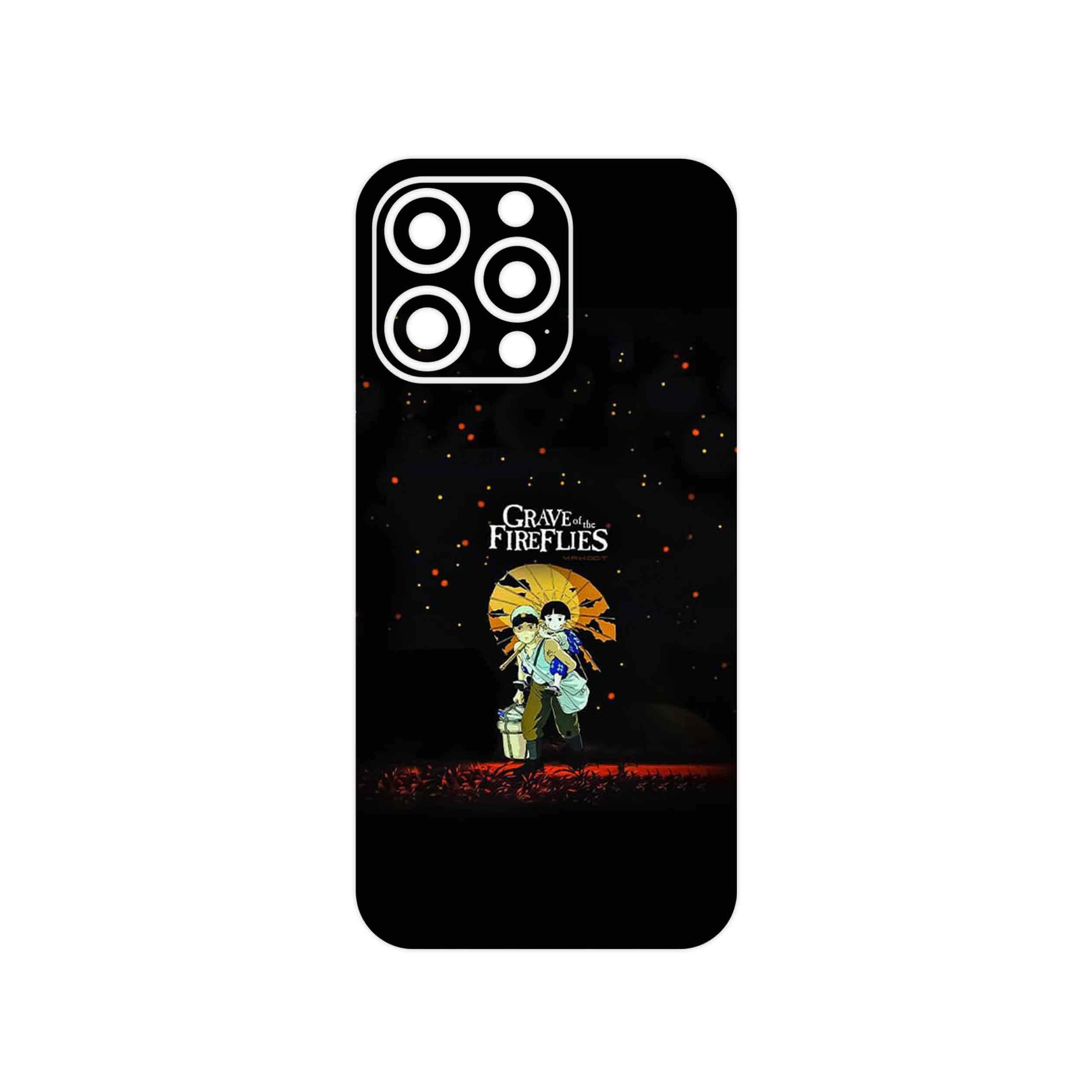 برچسب پوششی ماهوت مدل Grave of the Fireflies مناسب برای گوشی موبایل اپل iPhone 13 Pro Max