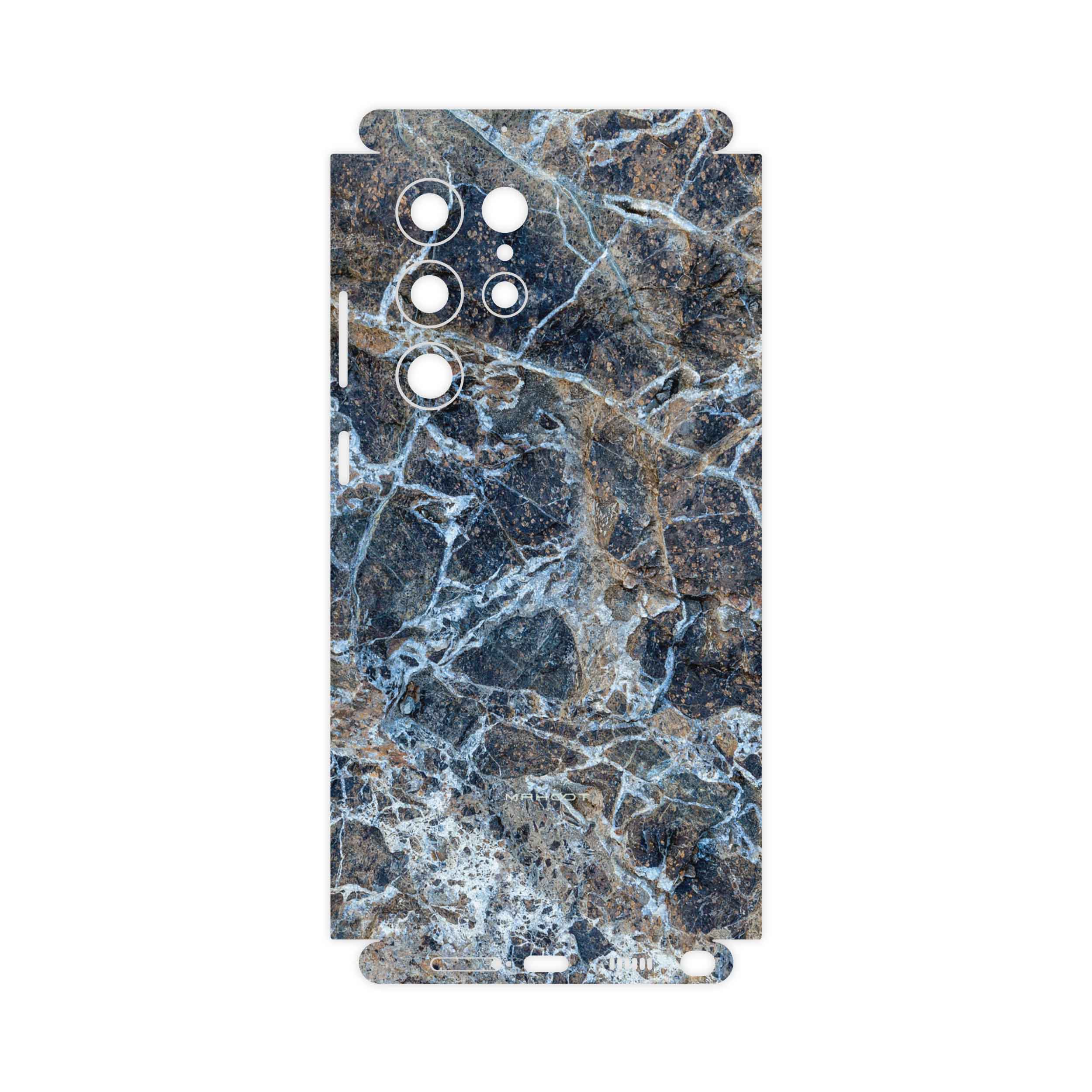 برچسب پوششی ماهوت مدل Earth-White-Marble-FullSkin مناسب برای گوشی موبایل سامسونگ Galaxy S22 Ultra 5G