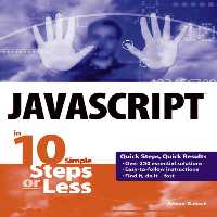 خرید و دانلود نسخه کامل کتاب JavaScript in 10 Simple Steps or Less
