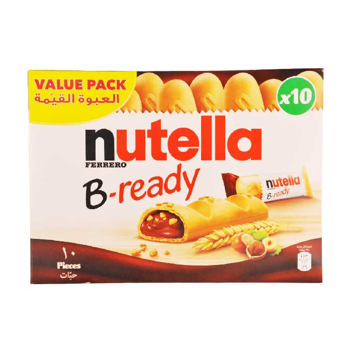 شکلات بیسکوییتی 10 عددی بی ردی نوتلا - nutella